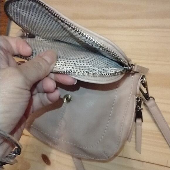 Antik By Anthropologie NWOT Vegan Small Bag in Blush - Picture 5 of 13